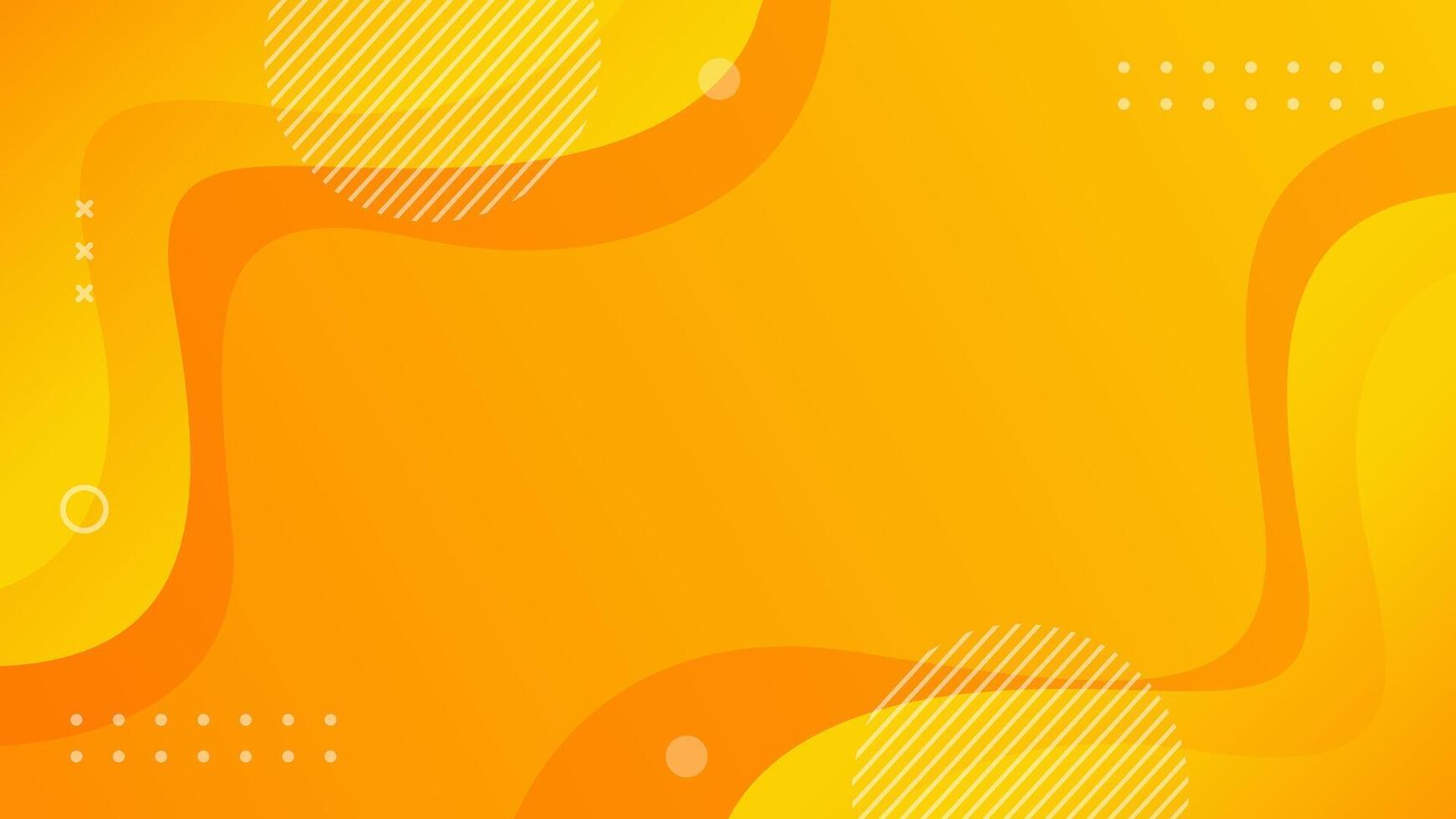 Bright orange-yellow gradient abstract background. Modern geometric wallpapers. Fresh template banner for sales, events, holidays, parties, summers, and falling vector