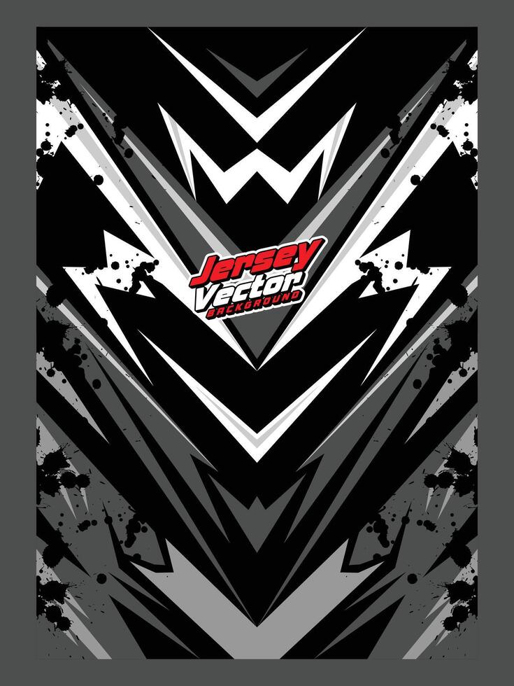 vector jersey Deportes diseño para carreras ciclismo fútbol americano juego de azar motocross