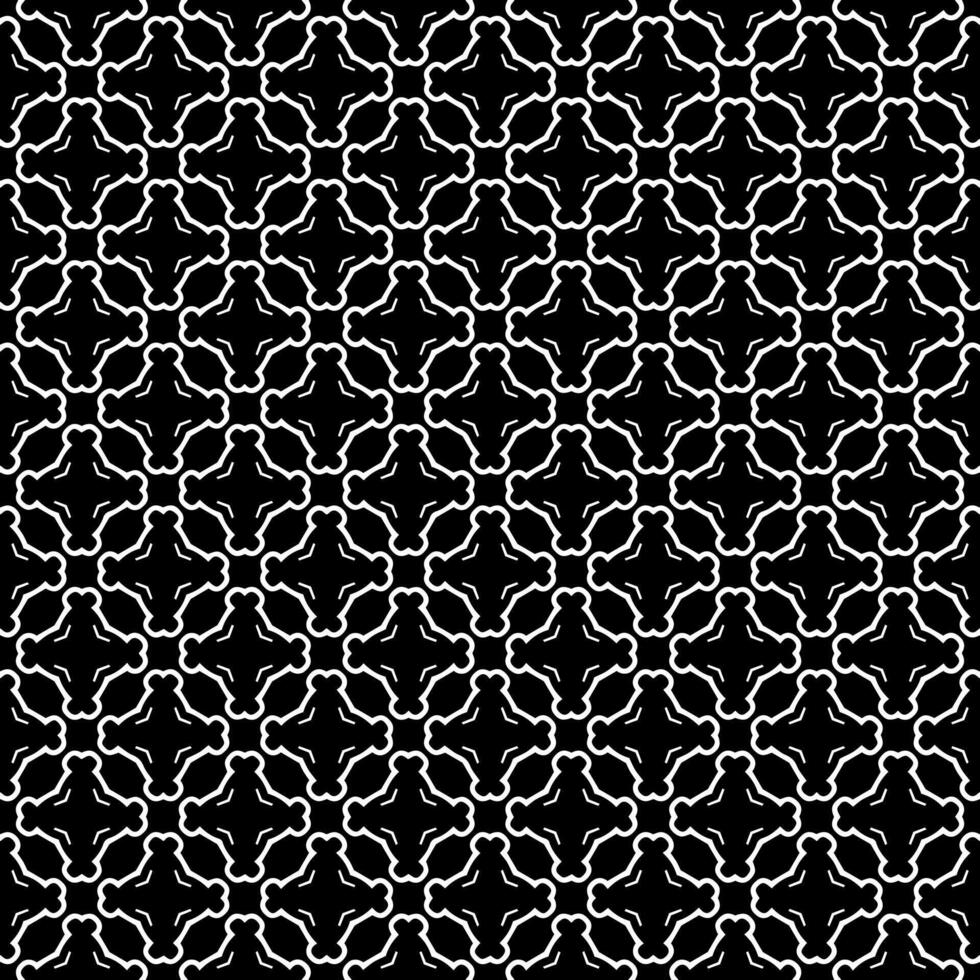 Black and white seamless abstract pattern. Background and backdrop. Grayscale ornamental design. vector