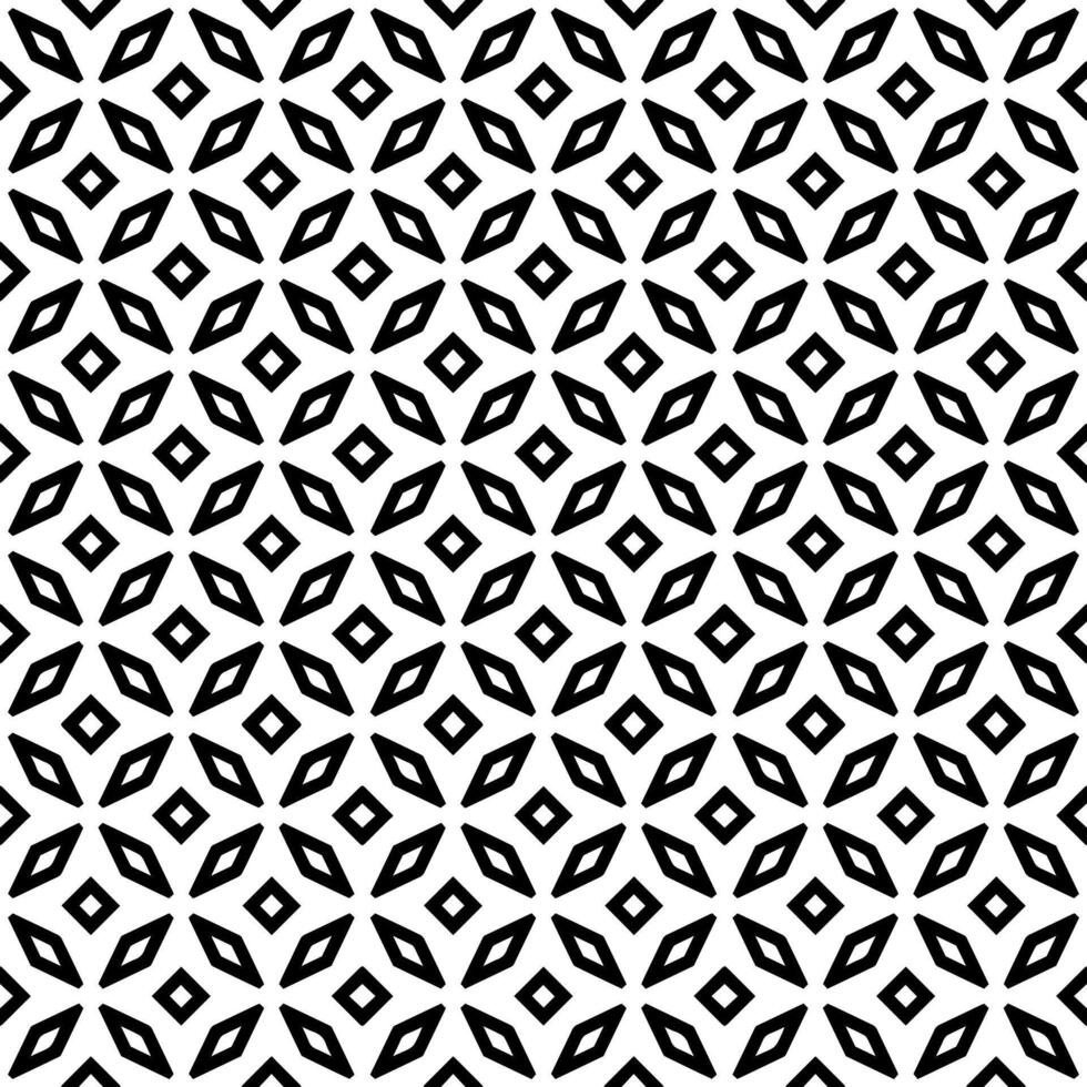 patrón abstracto sin costuras en blanco y negro. fondo y telón de fondo. diseño ornamental en escala de grises. vector