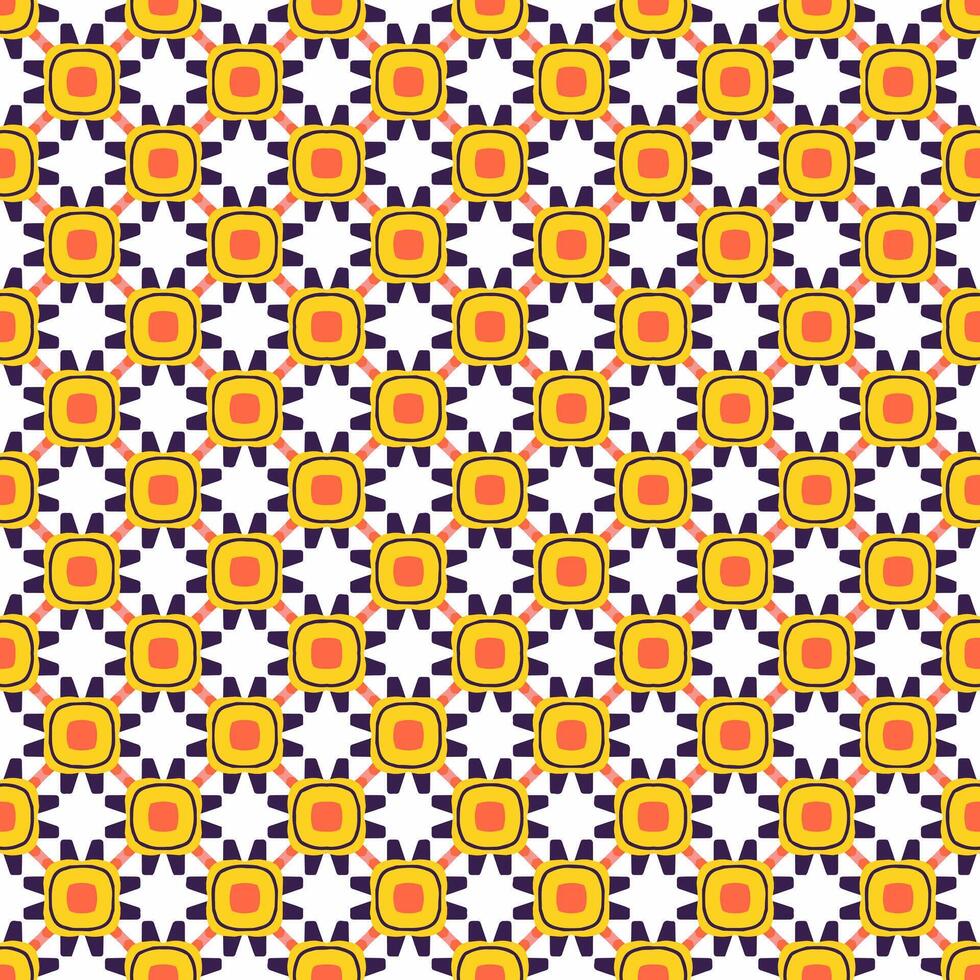 Multi color seamless abstract pattern. Background and backdrop. Multi Colored. Colorful ornamental design. Colored mosaic ornaments. Vector graphic illustration.
