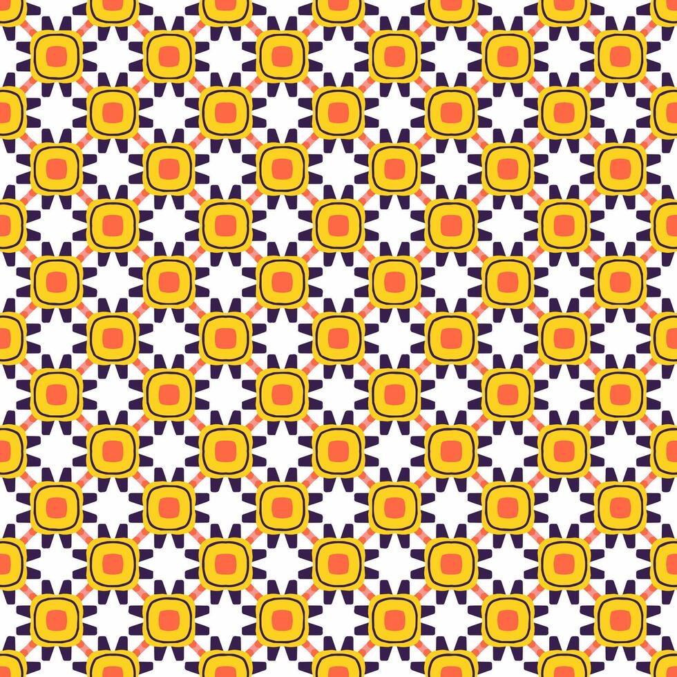 Multi color seamless abstract pattern. Background and backdrop. Multi Colored. Colorful ornamental design. Colored mosaic ornaments. Vector graphic illustration.