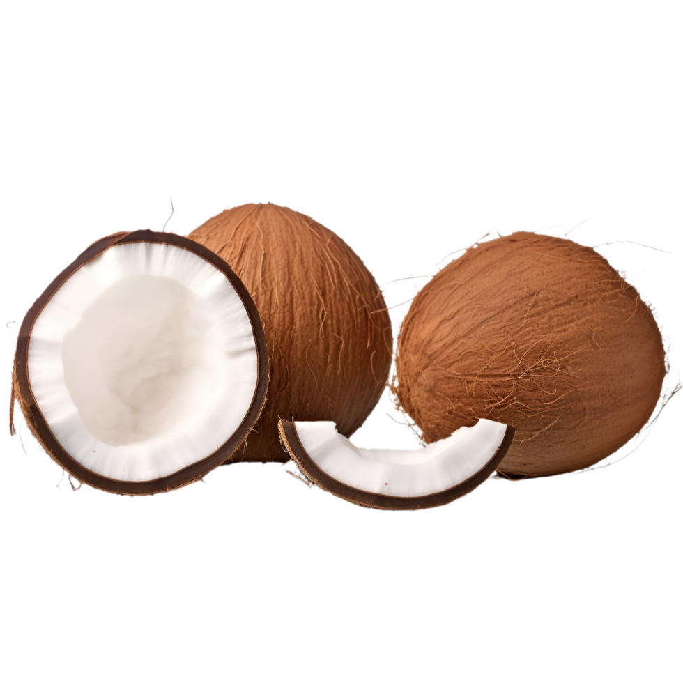 AI generated coconut png image