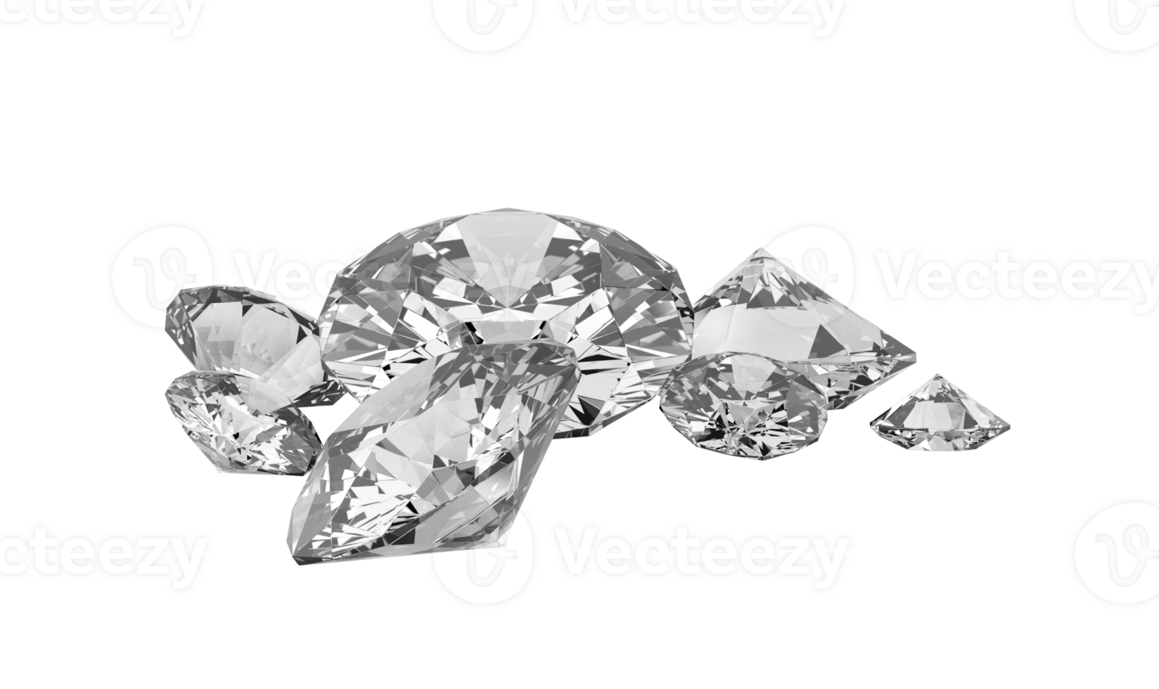 Dazzling diamond, transparent background png