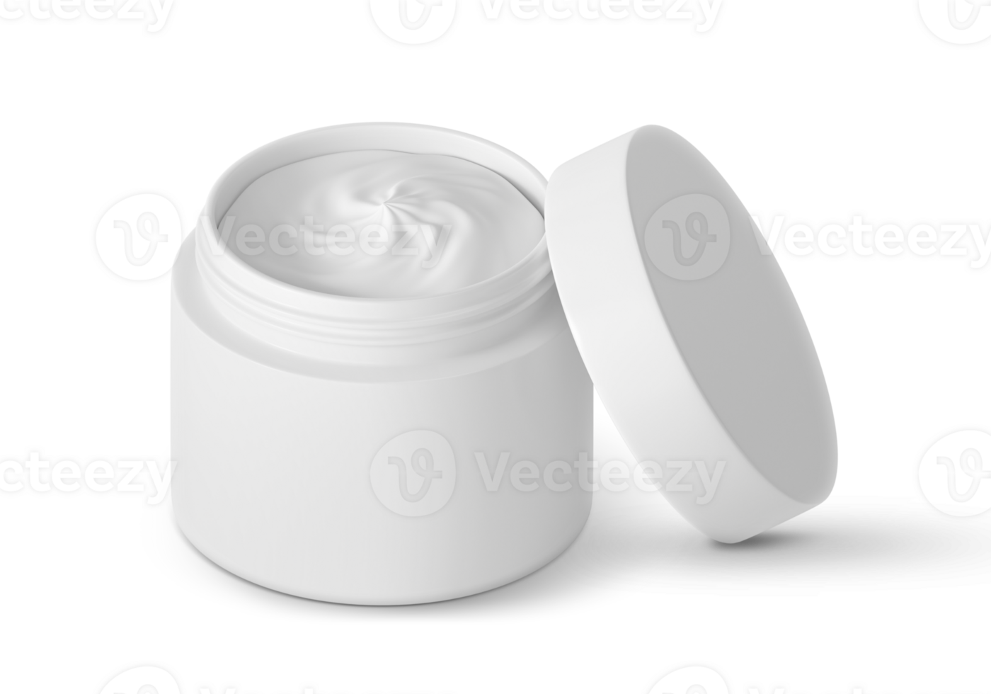 proche en haut de beauté crème récipient, transparent Contexte png