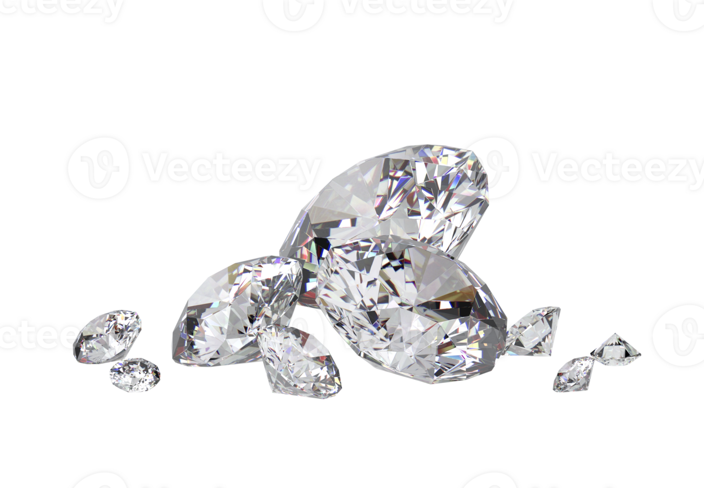 diamant med hög kvalitet. transparent bakgrund png