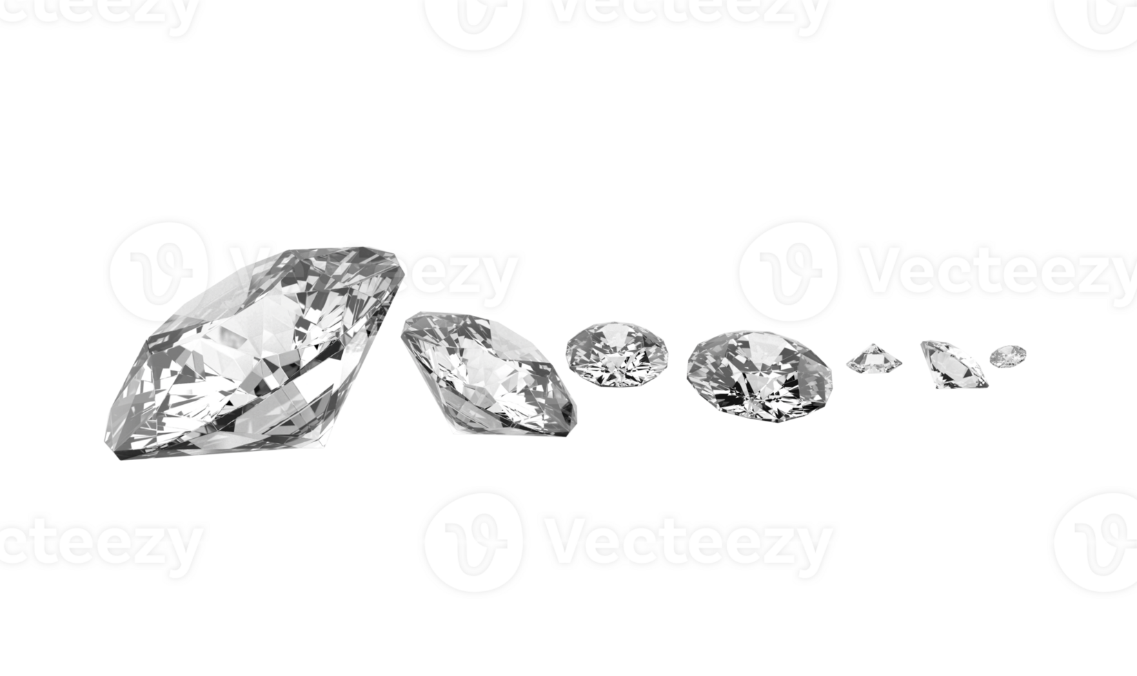 Dazzling diamond, transparent background png