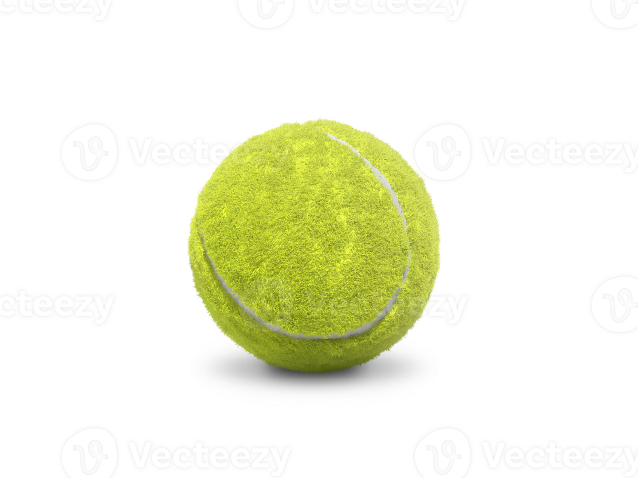 Single Tennis Ball, transparent Hintergrund png
