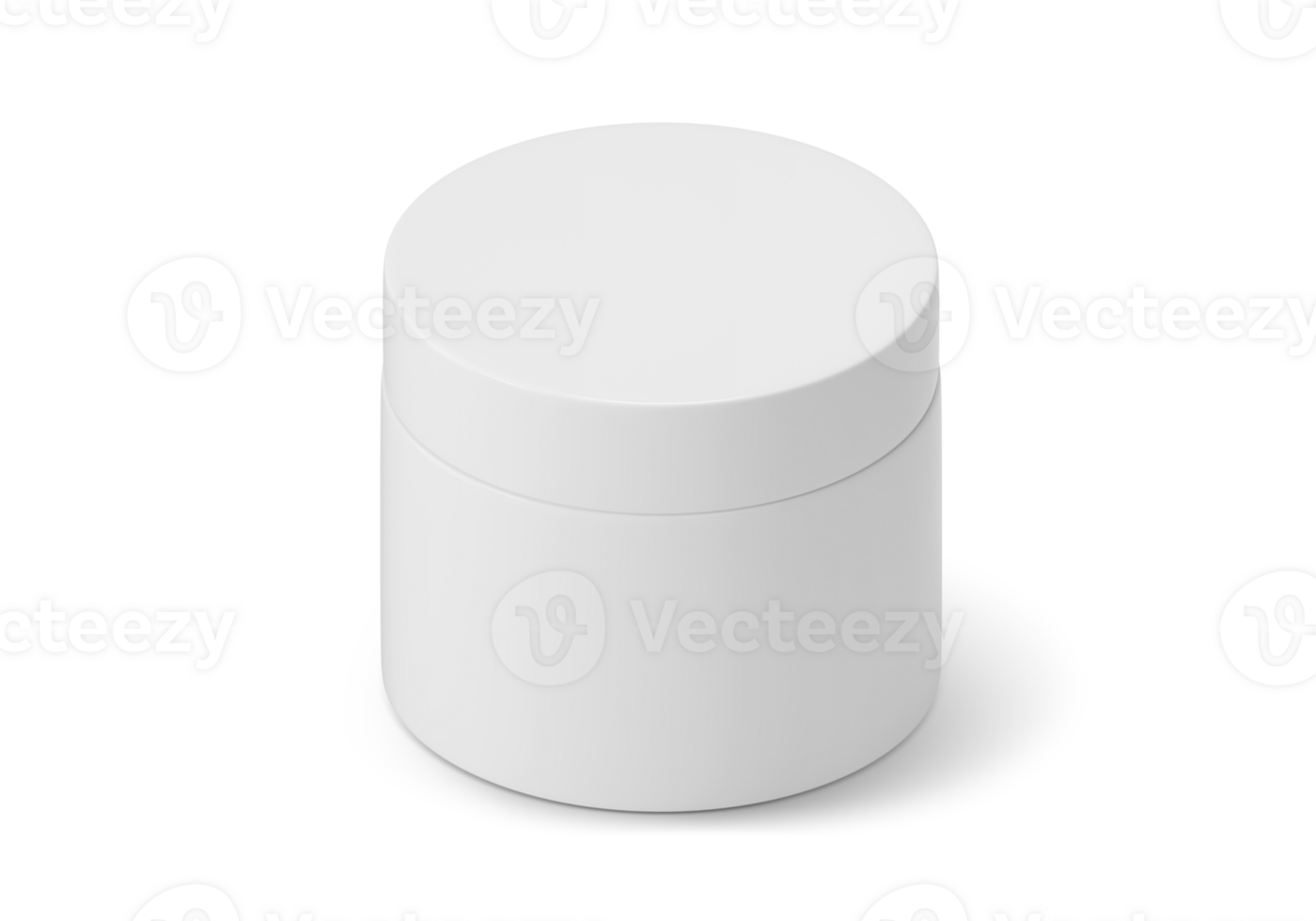 close up of beauty cream container, transparent background png