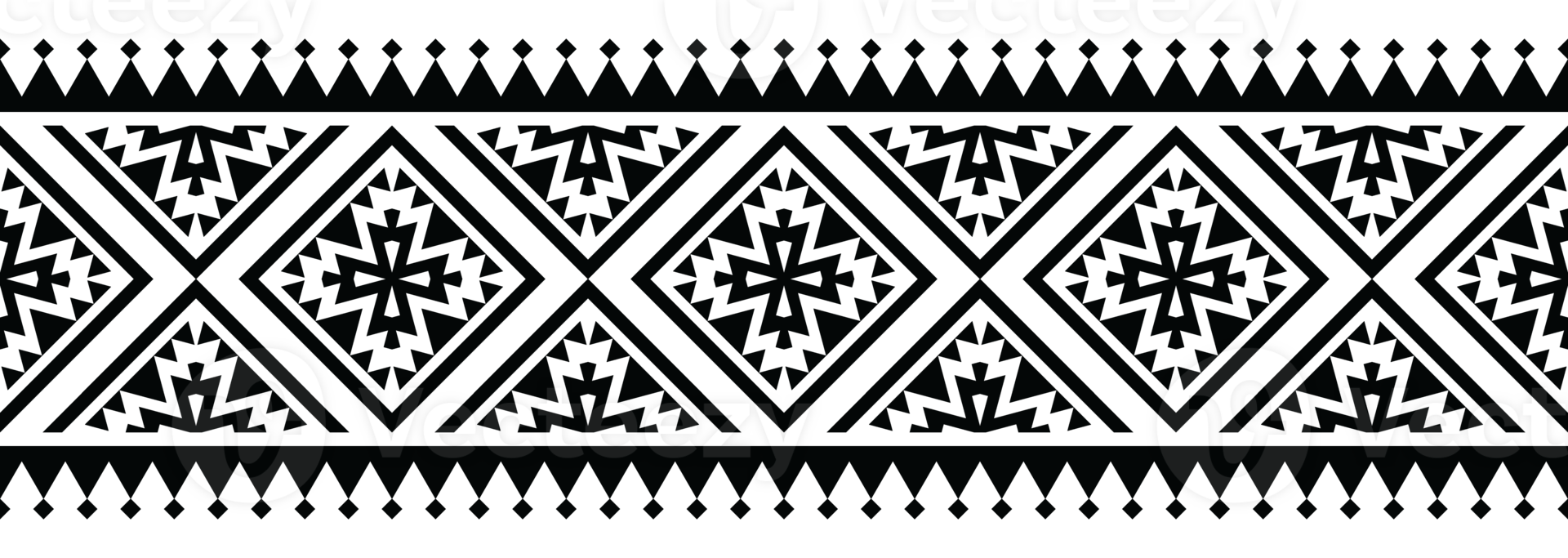 Ethnic border ornament. Geometric ethnic oriental seamless pattern. Stripe illustration. Native American Mexican African Indian tribal style. Design border, textile, fabric, clothing, carpet. png