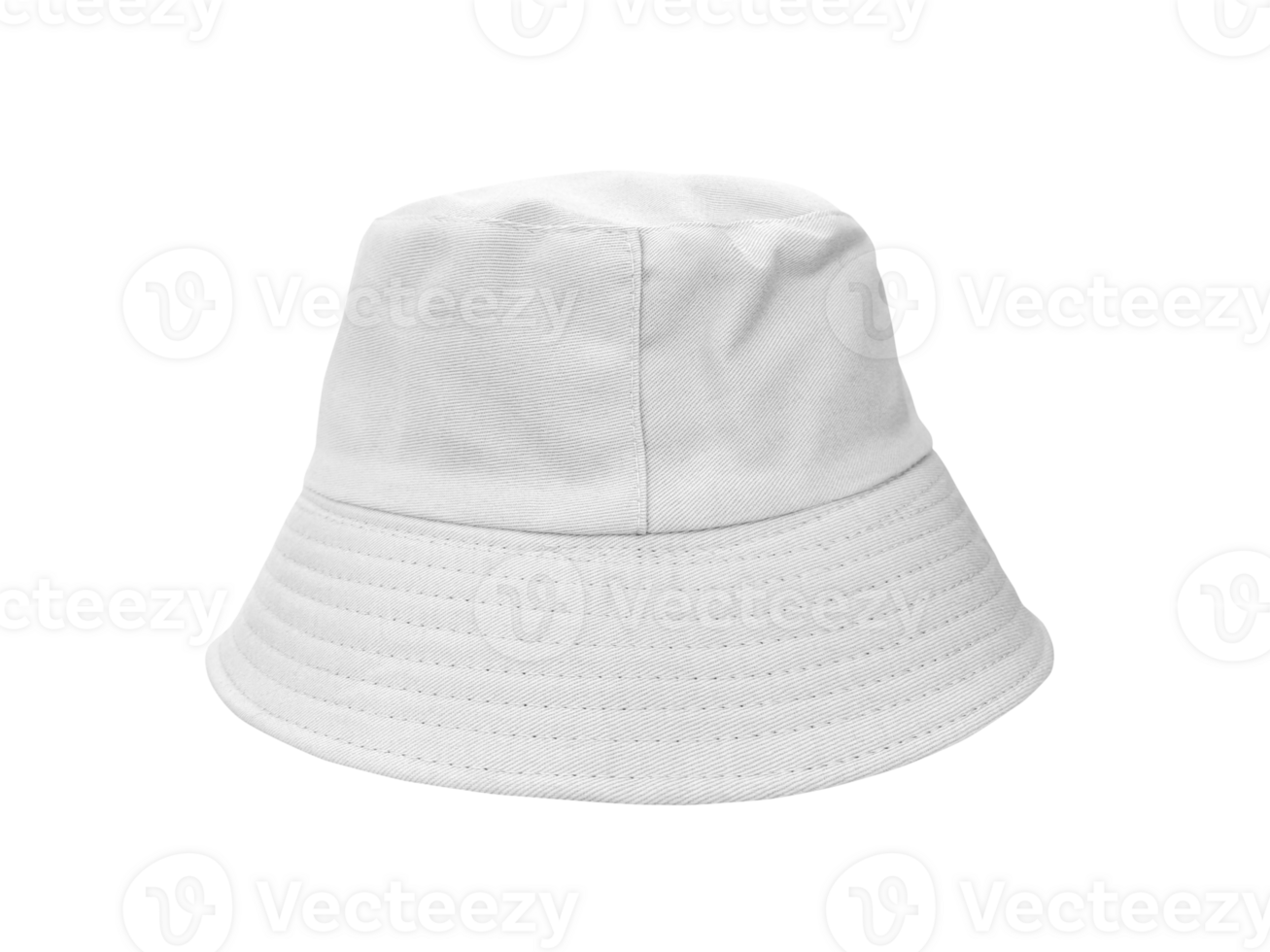 white bucket hat PNG transparent