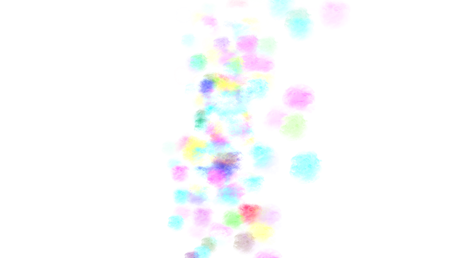 a rainbow colored paint splatter on a transparent background png