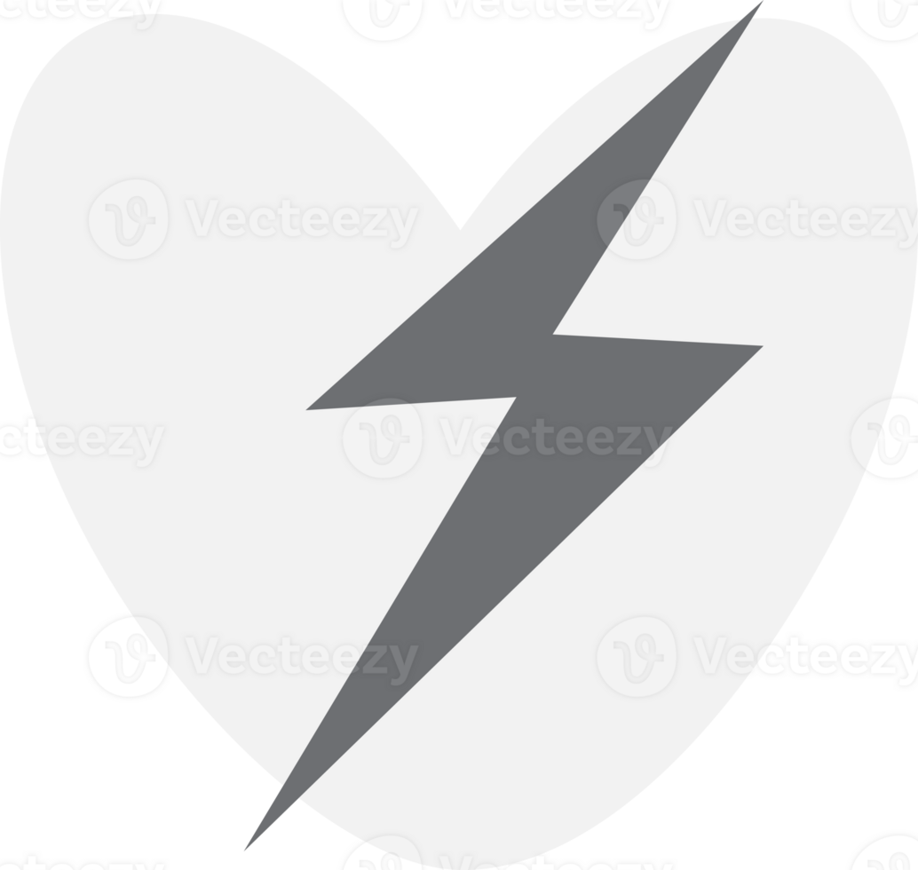 Heart icon illustration. png