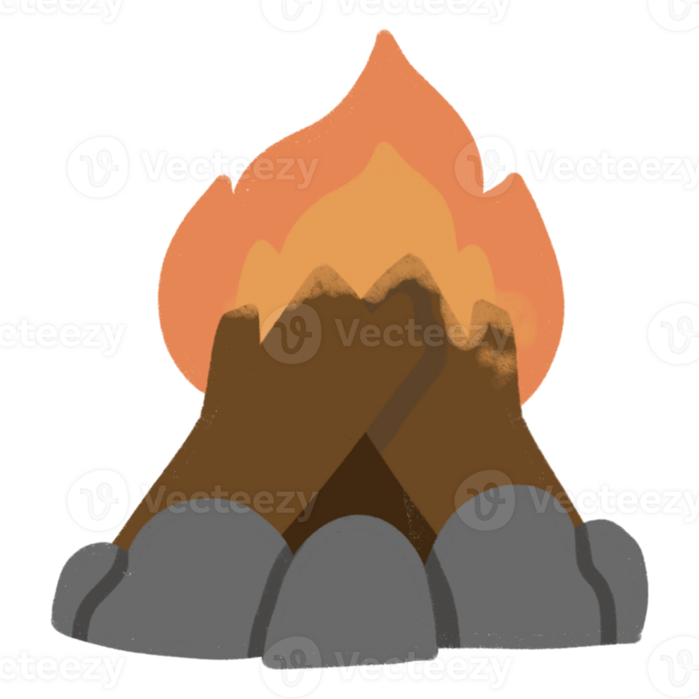 Bonfire tonight illustration png