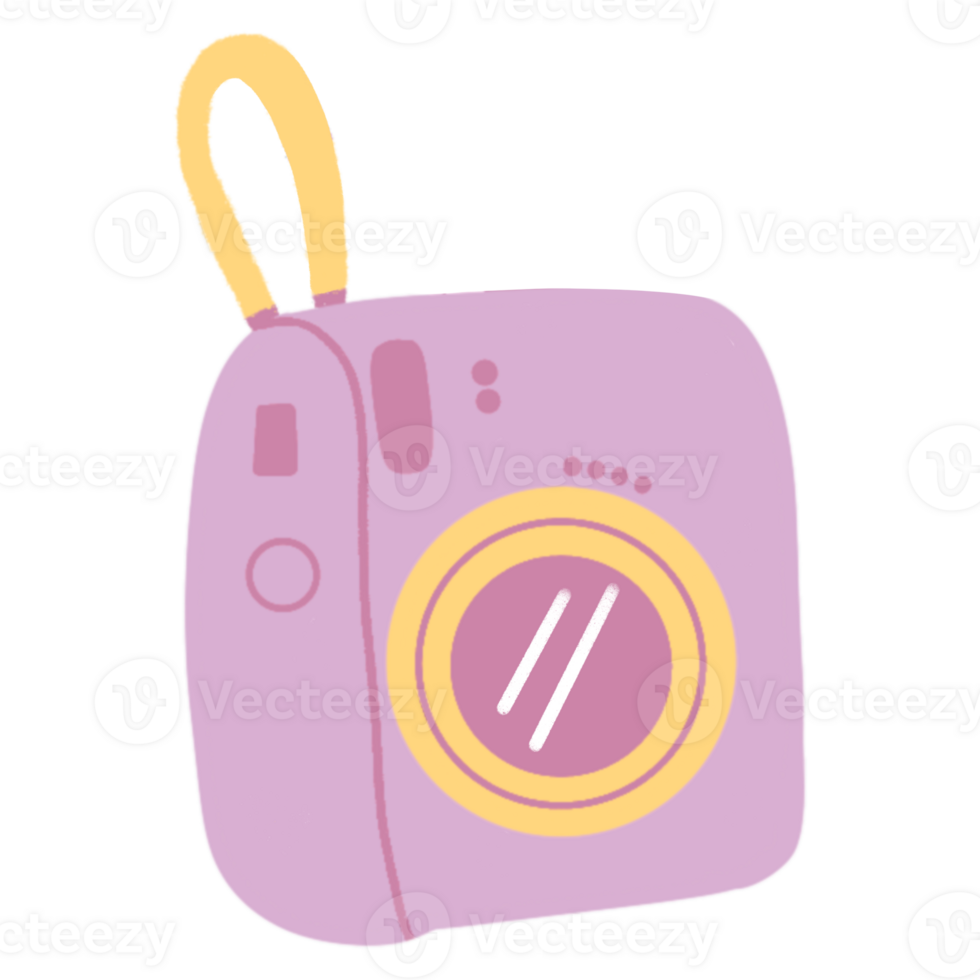 Digital Pocket camera illustration png