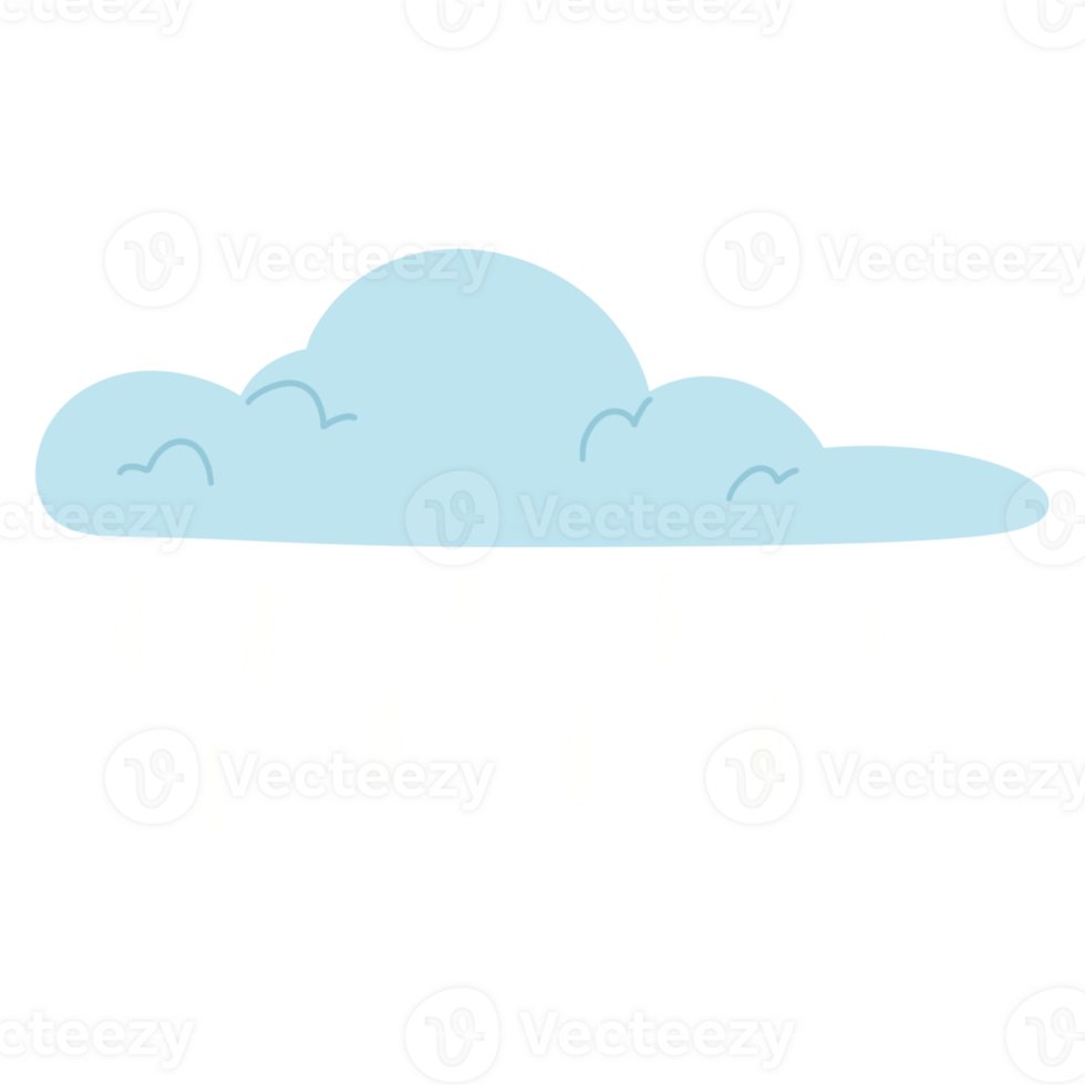 Cloud raining illustration png