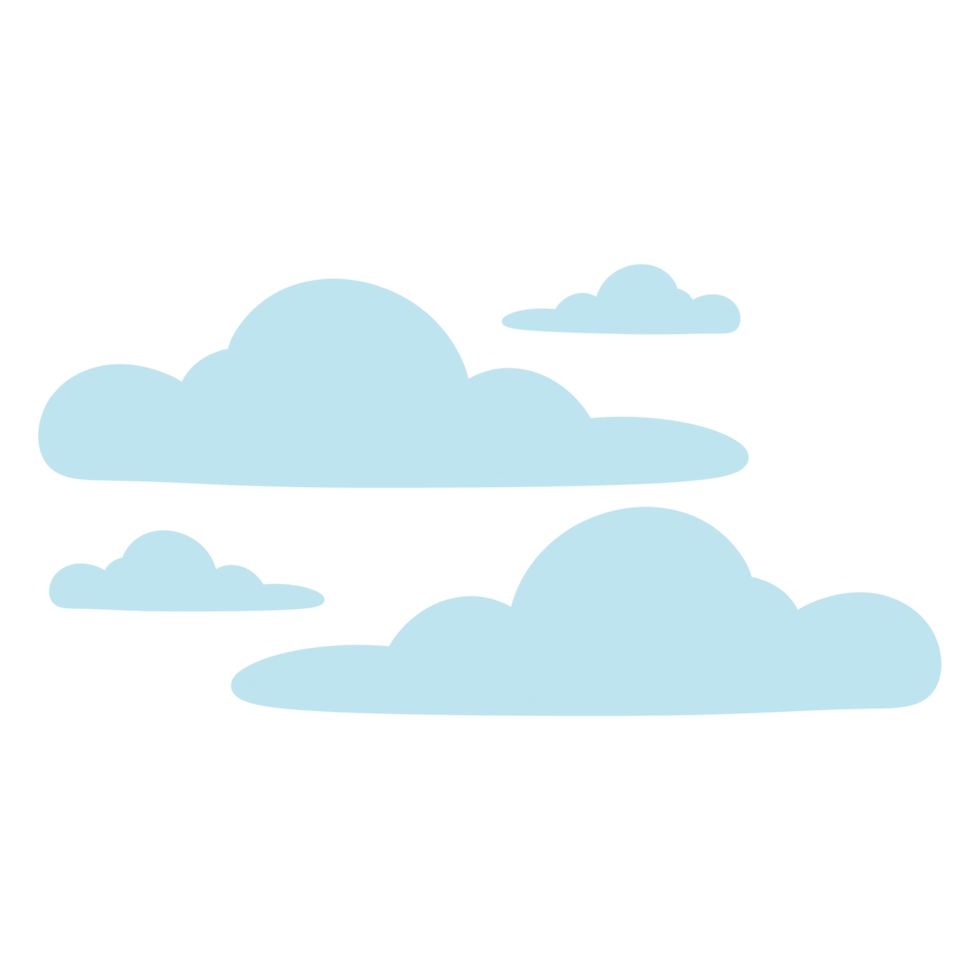 Cloudy background illustration png