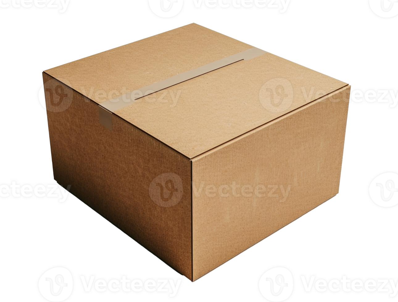 AI generated Cardboard box warehouse mockup isolated on transprent background, for showcasing inventory and supply chain management solutions png