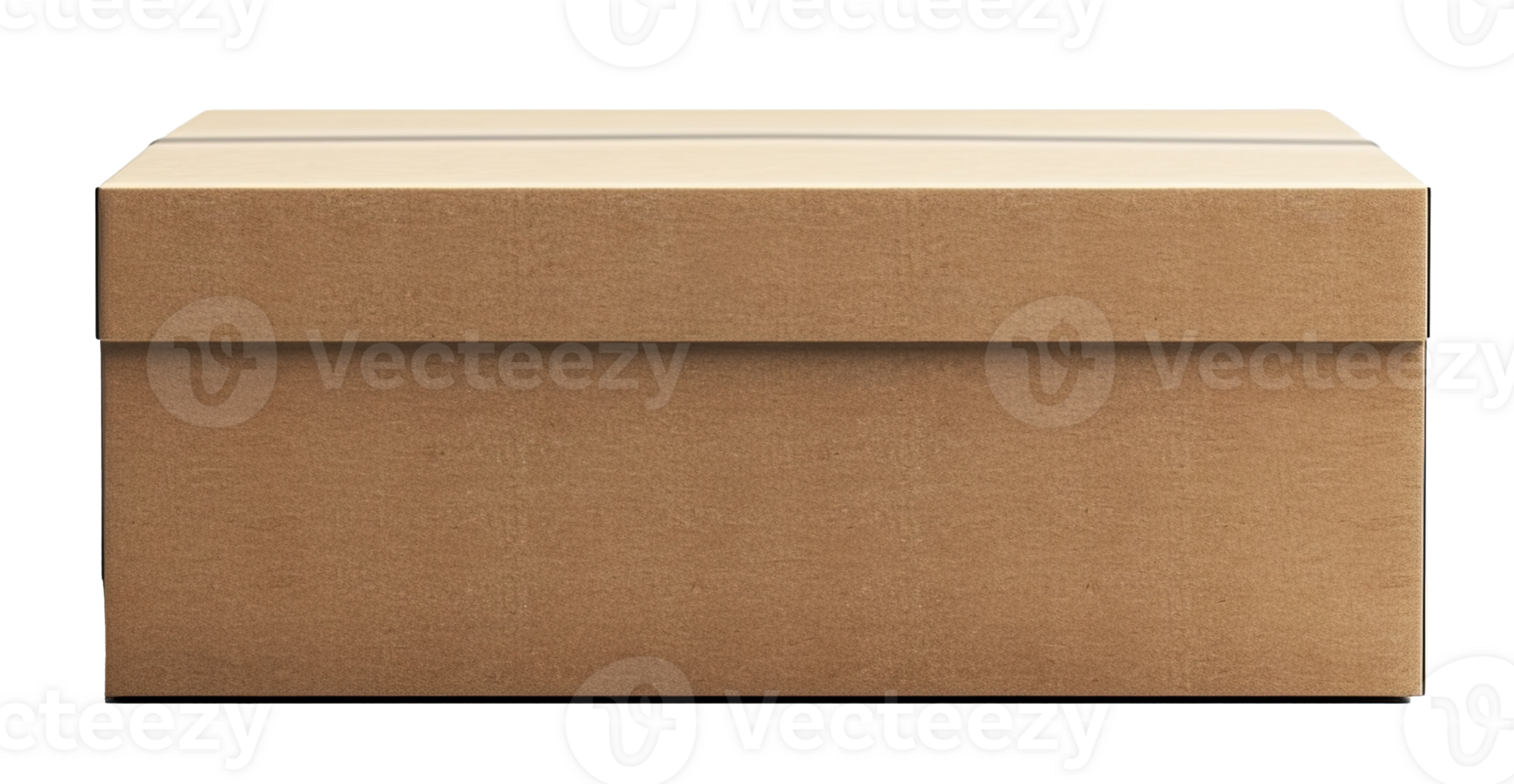 AI generated Cardboard box warehouse mockup isolated on transprent background, for showcasing inventory and supply chain management solutions png