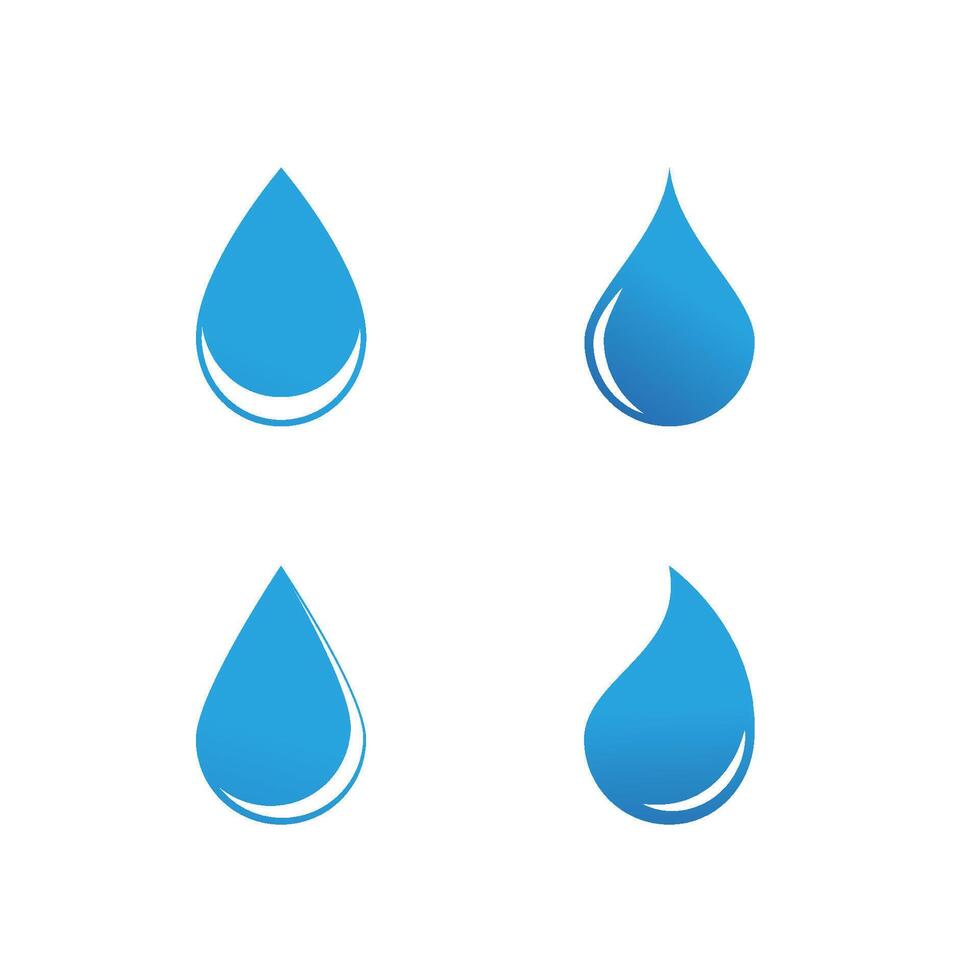 vector de plantilla de logotipo de gota de agua