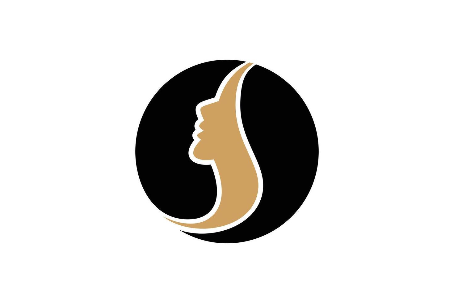 beauty women element design with modern concept vector