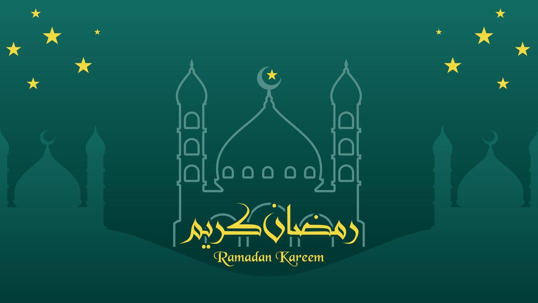 Ramadán evento saludo vector antecedentes. islam saludo para Ramadán celebracion o islámico evento. islámico antecedentes para ramadán, eid, Mubarak y musulmán cultura