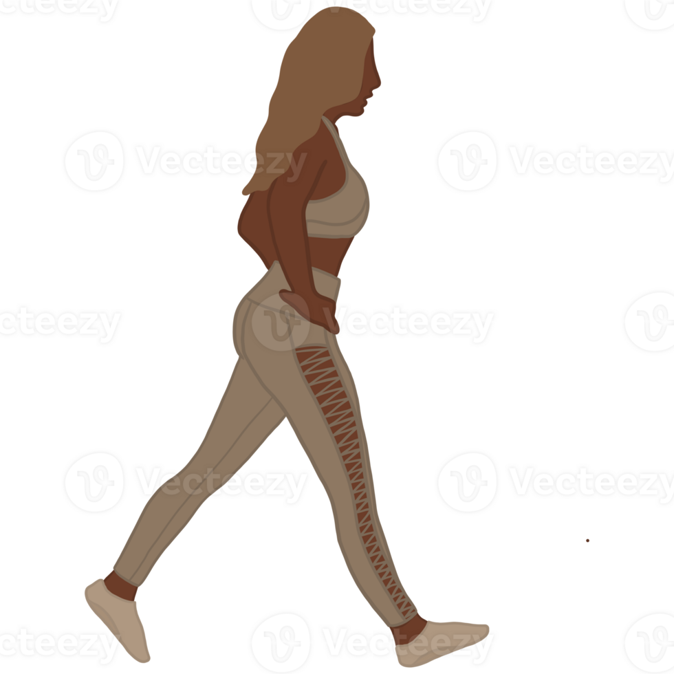 Beautiful Woman In Gym Clothes png