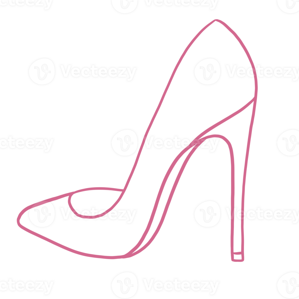 Beautiful High Heel Drawing png