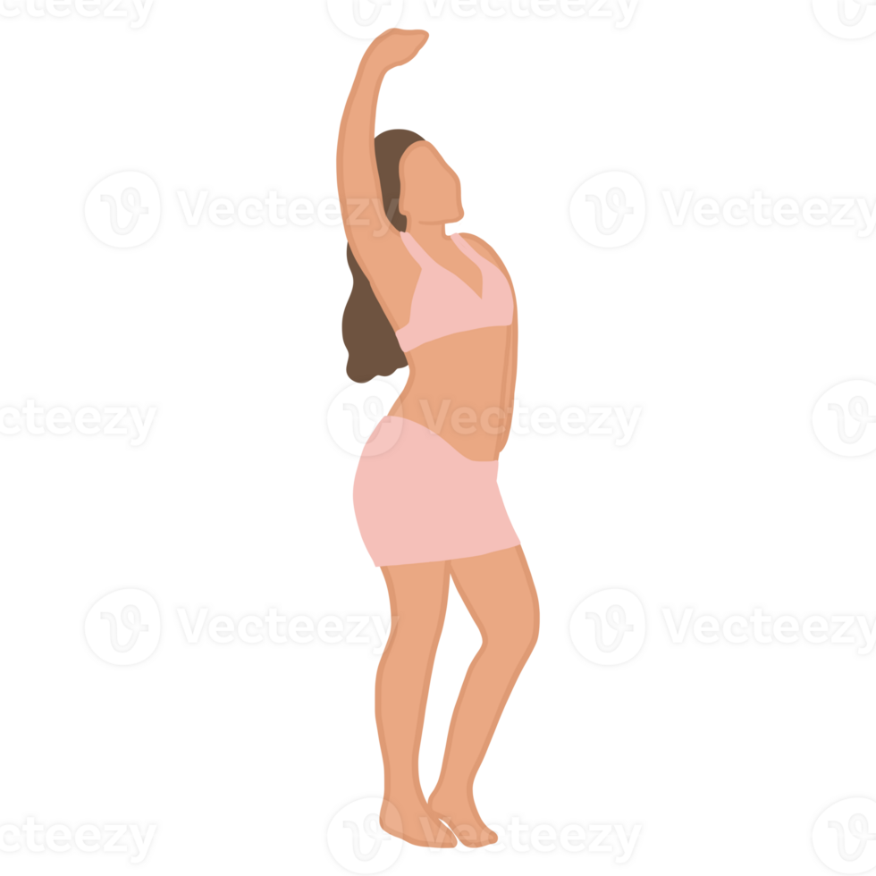 Woman With Gym Clothes Portrait png