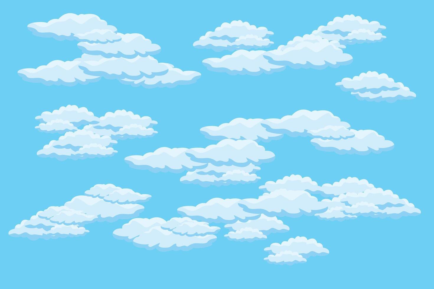 nube cielo escena antecedentes vector sencillo nube ilustración modelo diseño