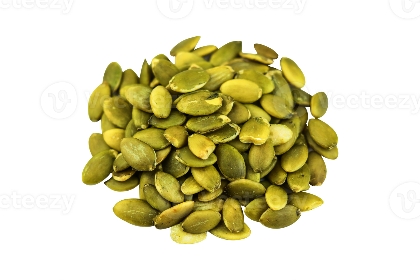 Pumpkin seeds isolated on a transparent background Close-up png