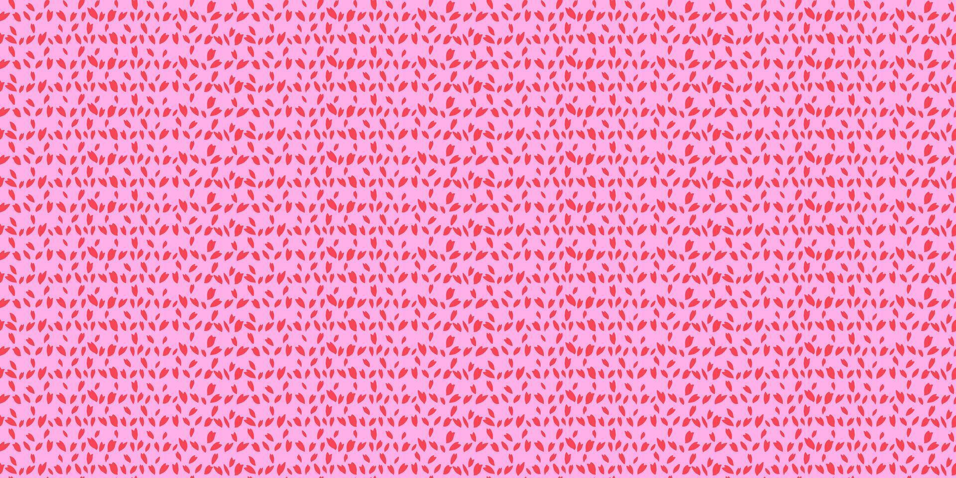 rosado sin costura modelo con a rayas líneas en un rojo minúsculo polca puntos, gotas, lugares. vector mano dibujado bosquejo formas creativo copos de nieve, círculos, folletos resumen textura. plantillas para diseños