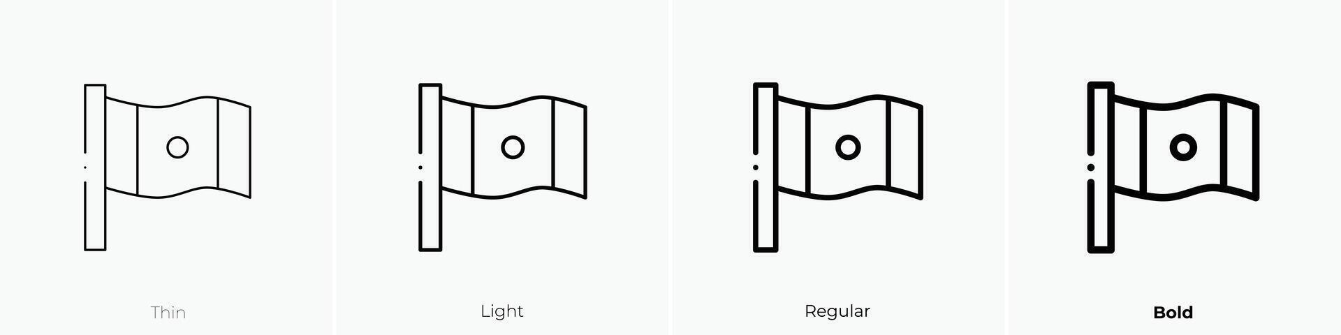 mexico icono. delgado, luz, regular y negrita estilo diseño aislado en blanco antecedentes vector