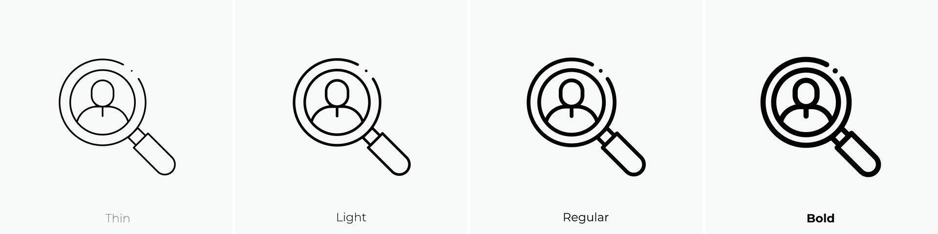 membership icon. Thin, Light, Regular And Bold style design isolated on white background vector