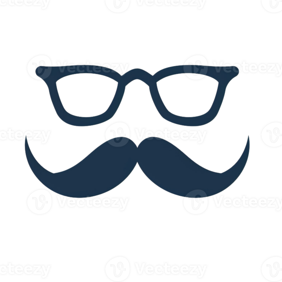 AI generated a glasses line back png
