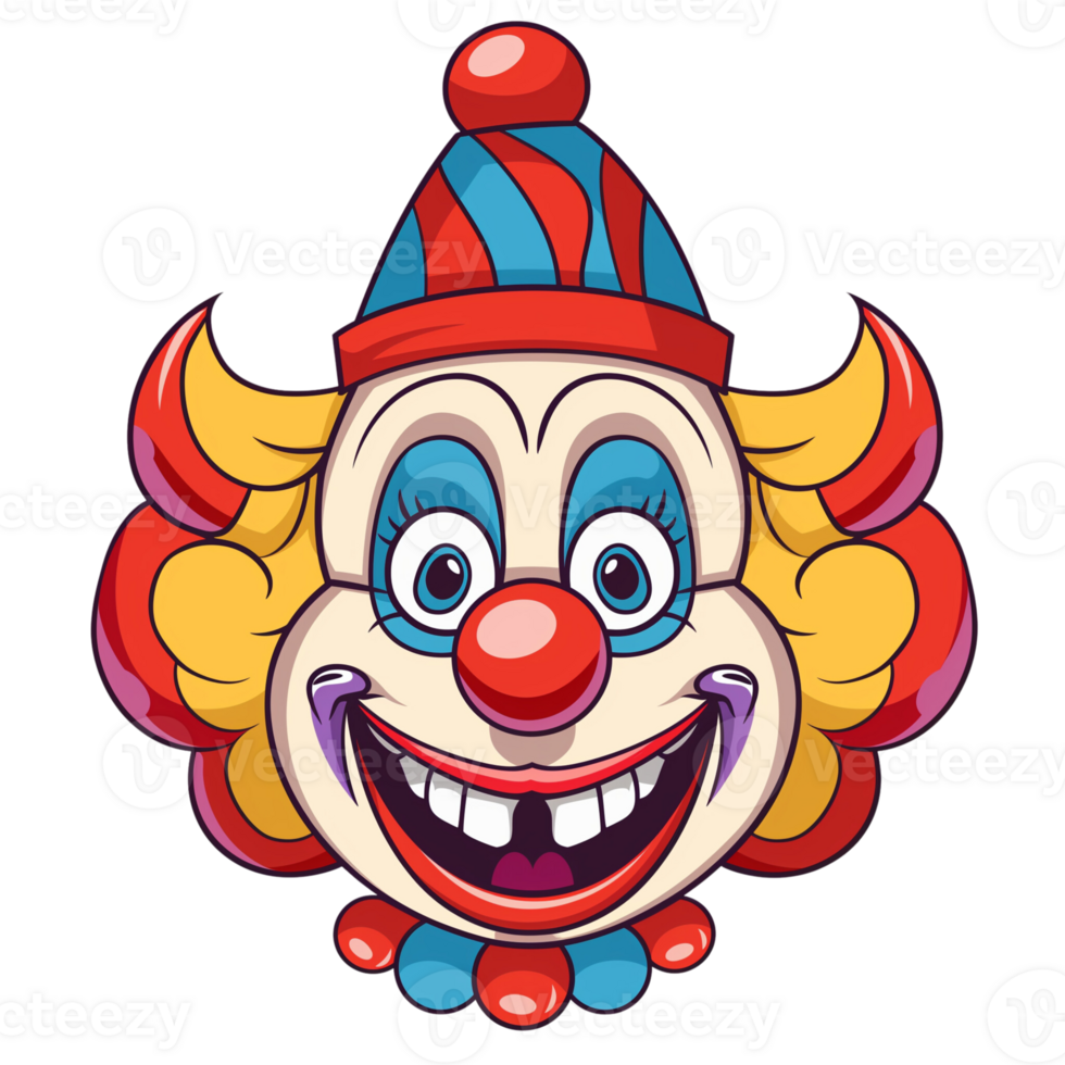 AI generated a Cartoon clown png