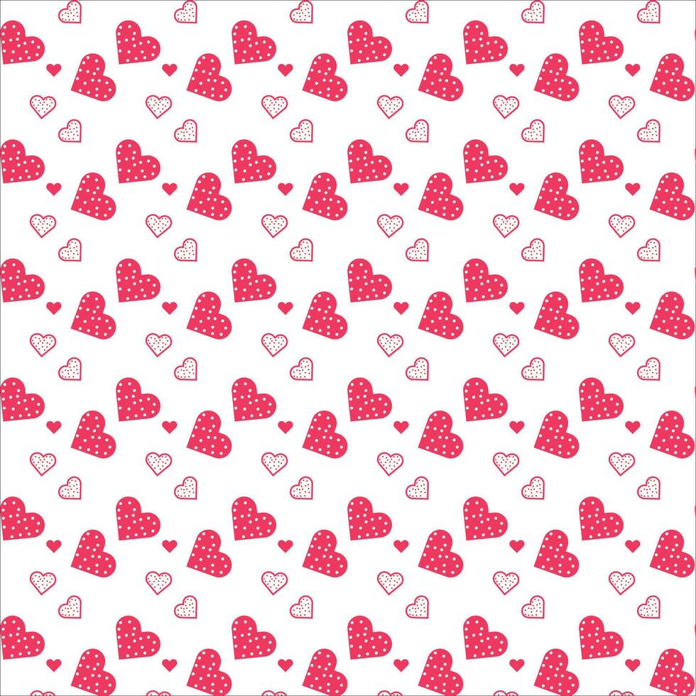 Pattern heart design vector