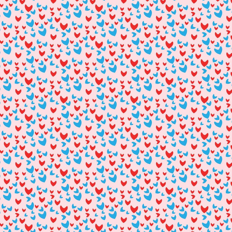 linda pequeño amor corazón modelo fondo de pantalla para textil tela impresión vector