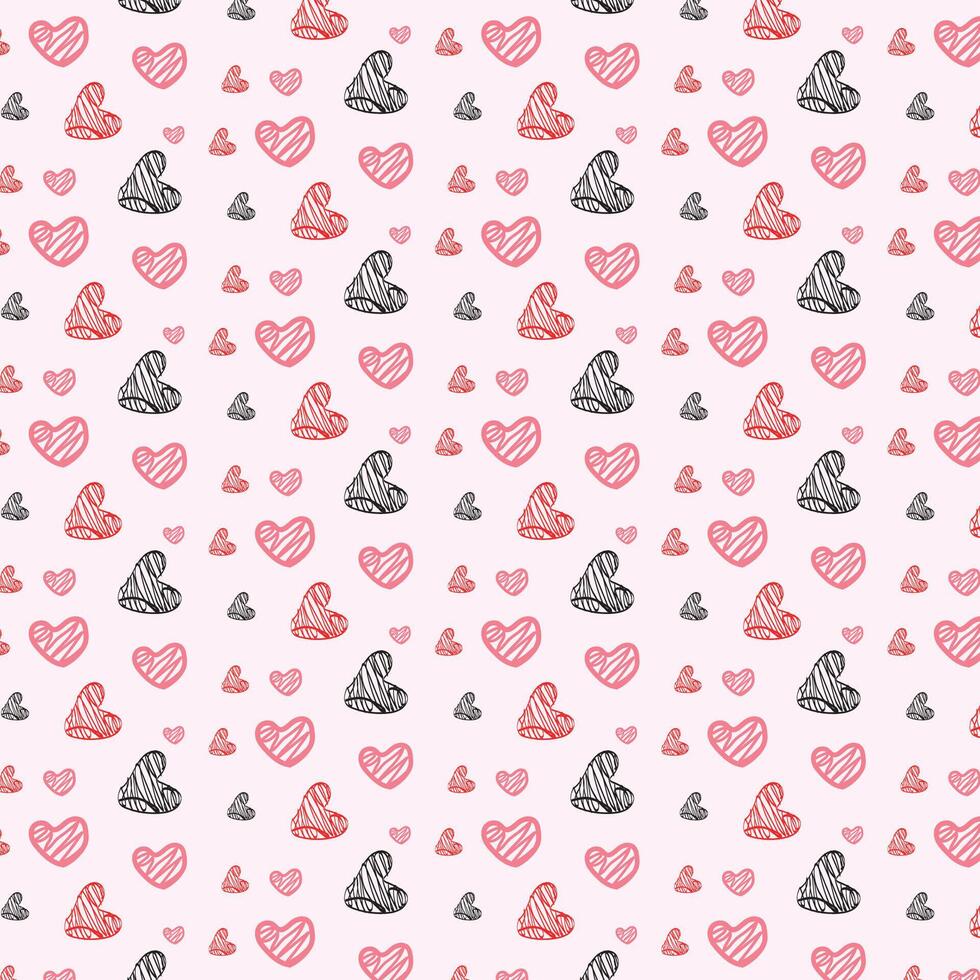 Love pattern design vector