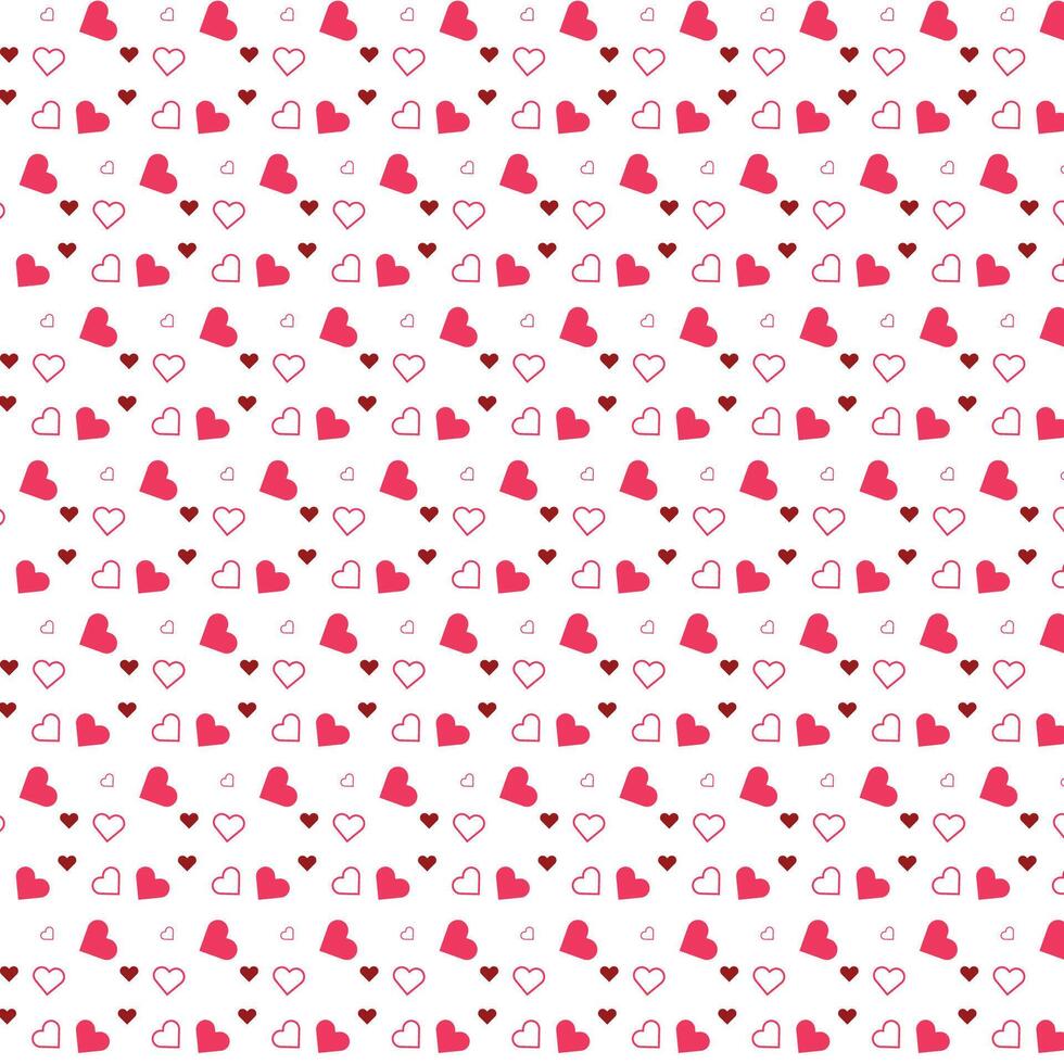 Pattern heart design vector
