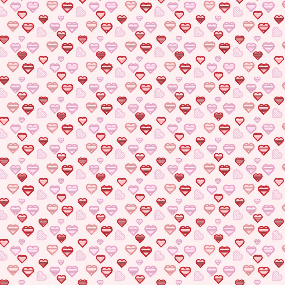 Love pattern design vector