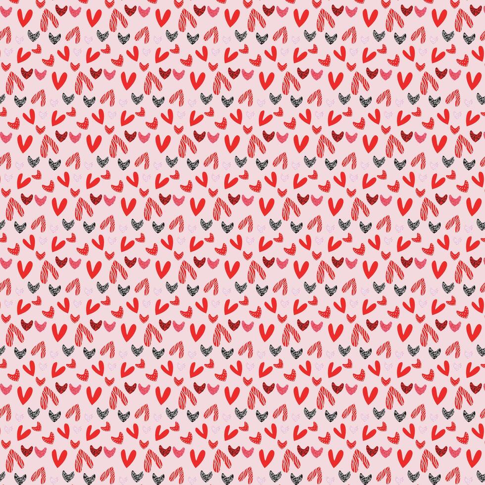 Love pattern. Happy Valentine's day vector