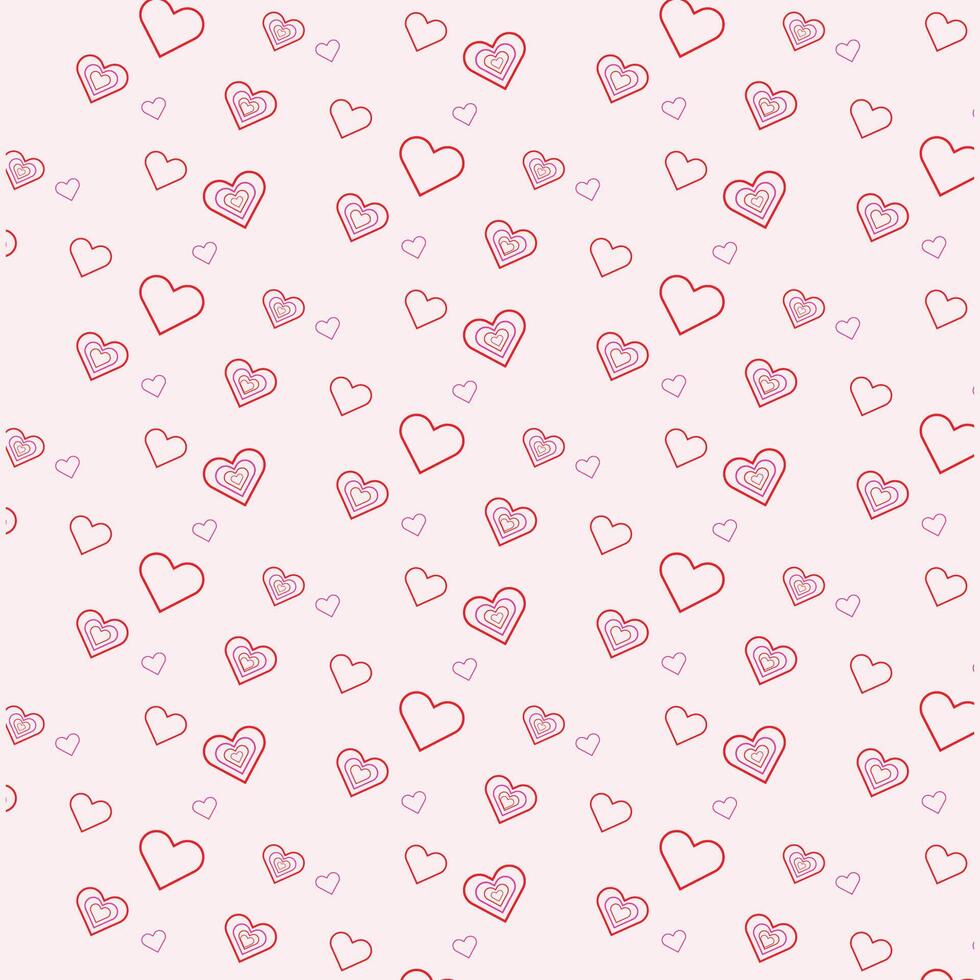 Hand-drawn heart love icons, doodles, and illustrations for valentines and wedding Background vector