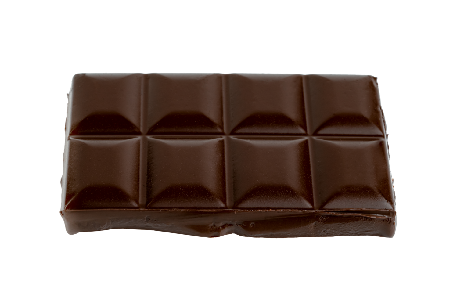 Dark chocolate bar isolated png