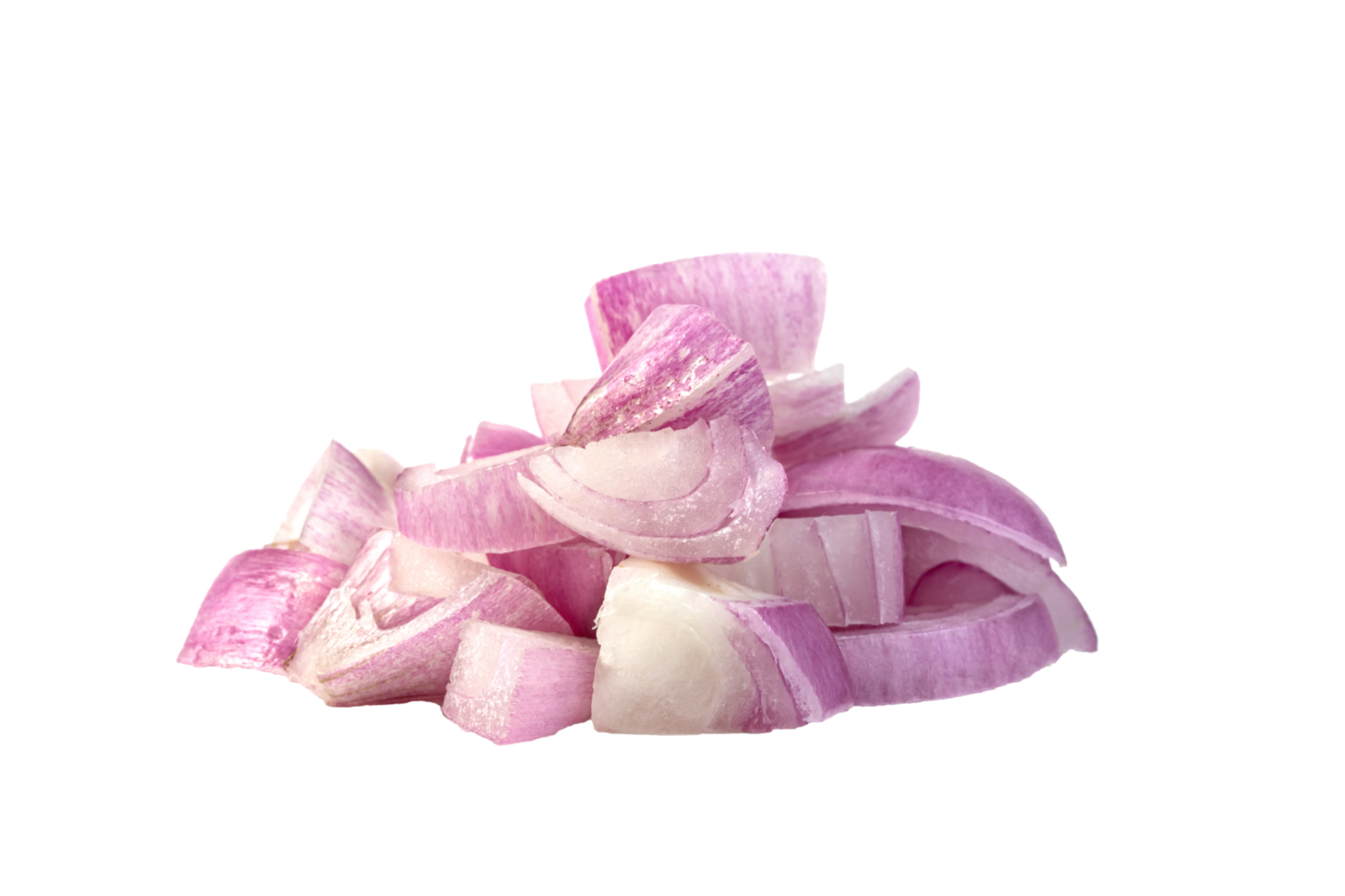 shallots onion chopped isolated png