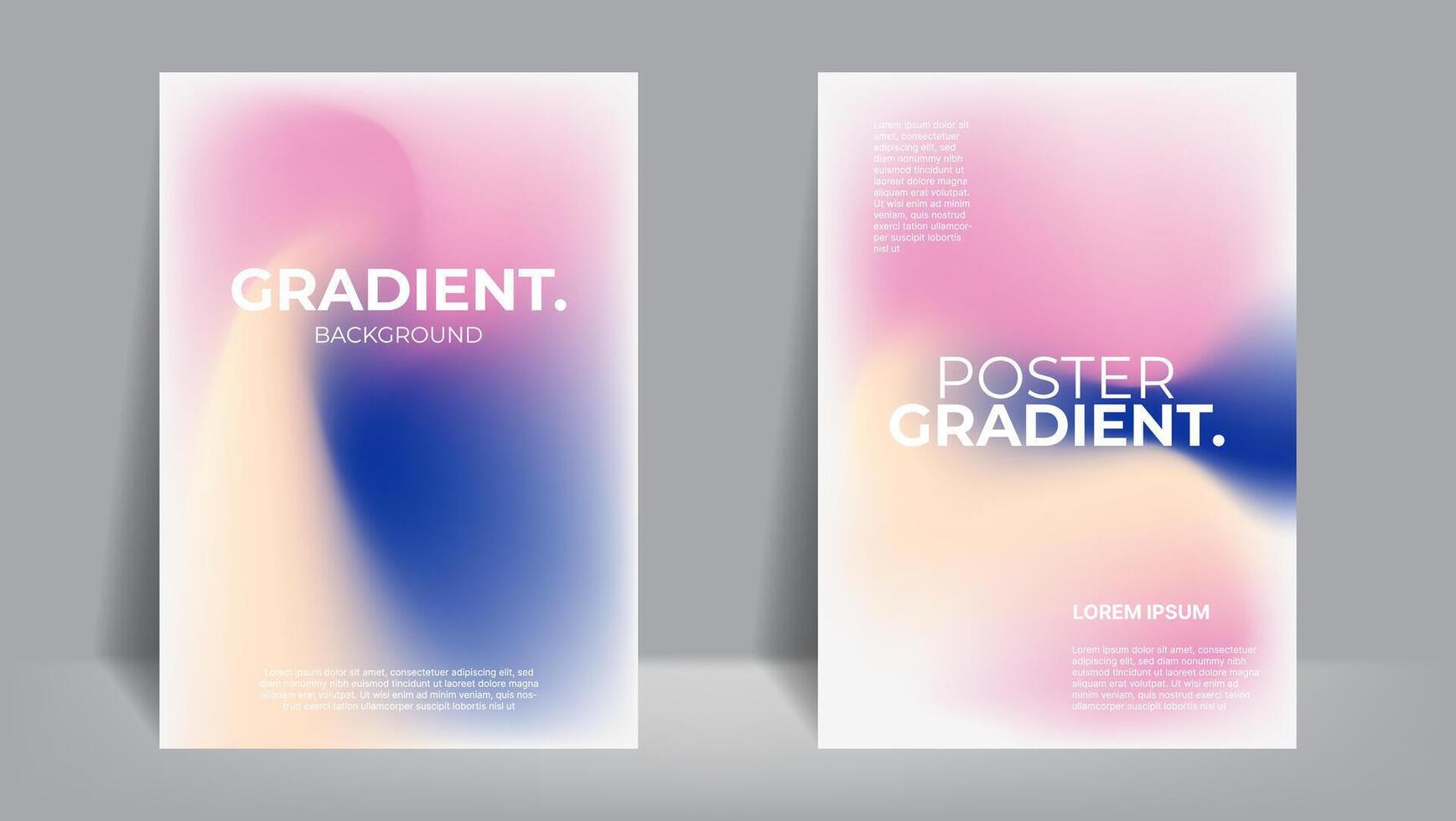 abstract gradient background for cover or poster design. vector illustration
