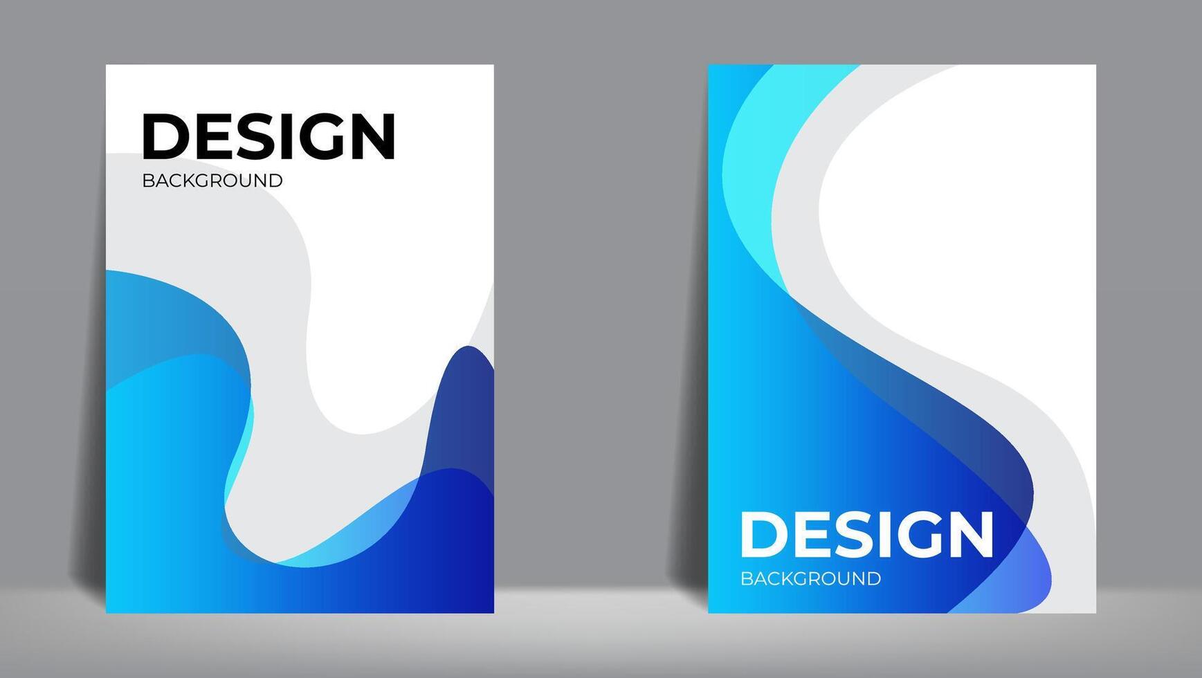 abstract fluid background with blue color with a4 dimension. poster, cover, banner, flyer, etc. vector illustration
