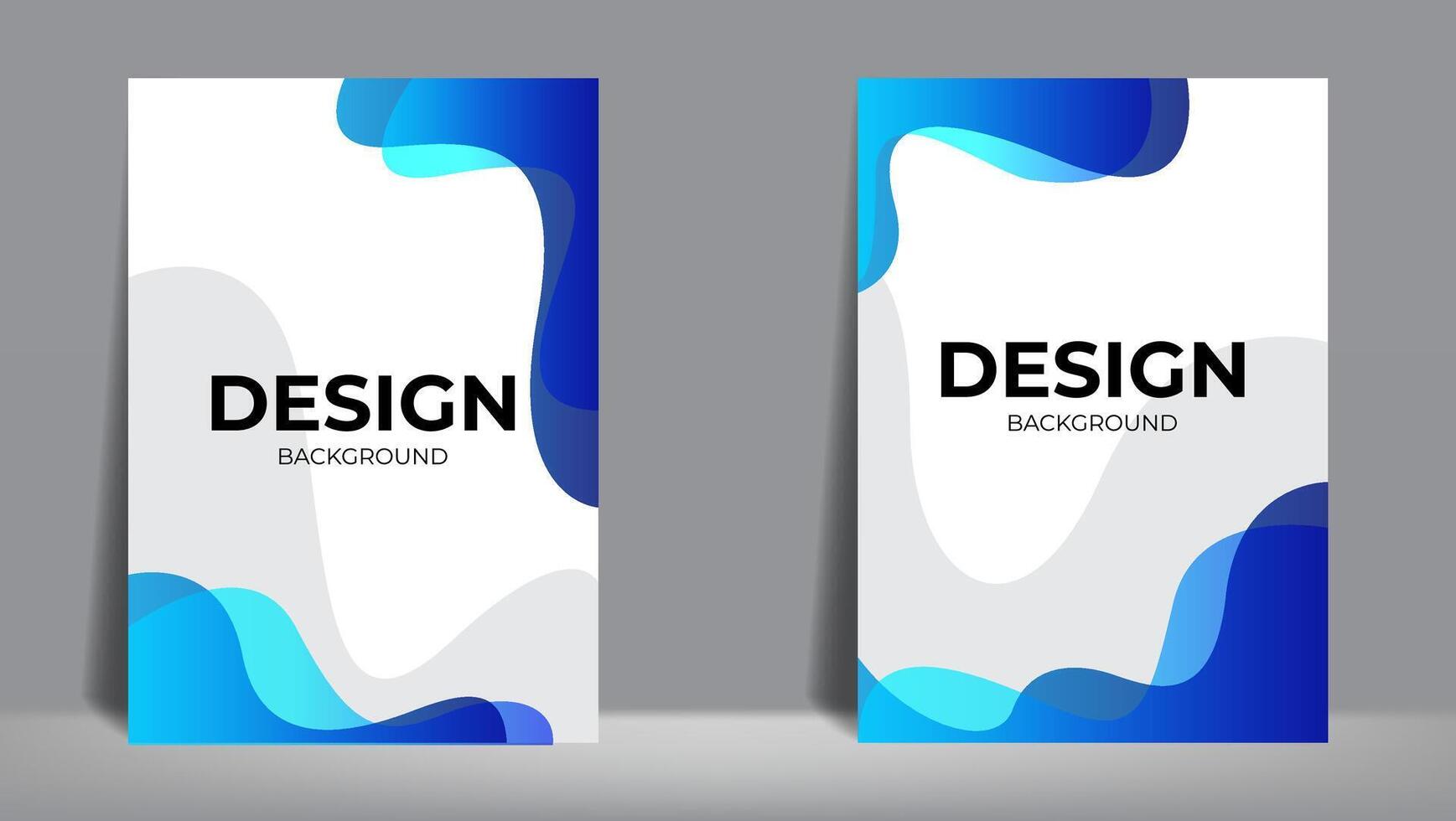 abstract fluid background with blue color with a4 dimension. poster, cover, banner, flyer, etc. vector illustration