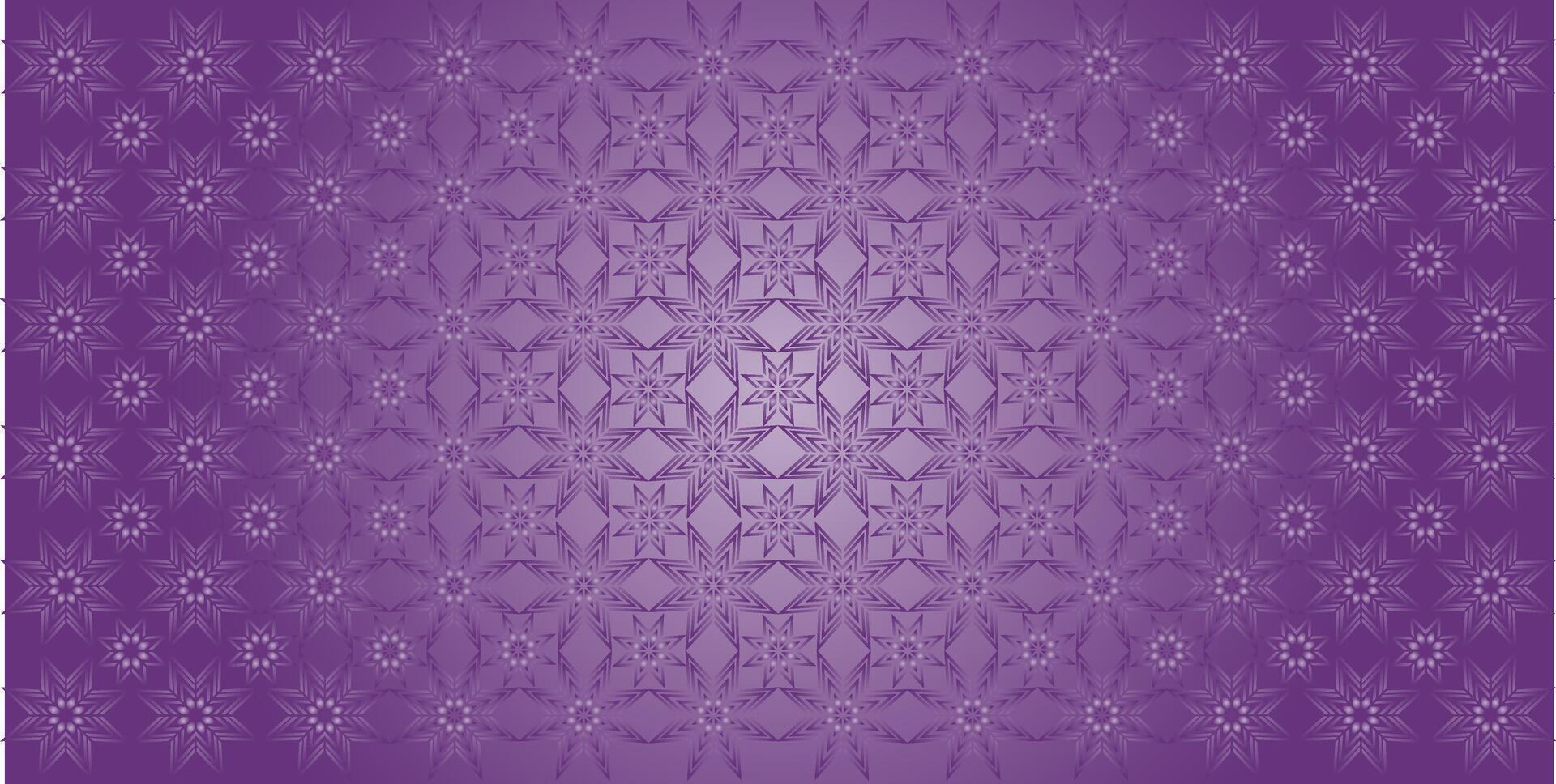vector degradado glamour púrpura colores antecedentes con un modelo de estrellas Arábica caligrafía geométrico flor islámico ornamento decoración marco eid Ramadán