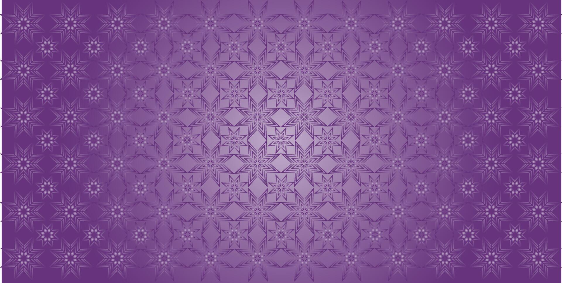 vector gradient glamor purple colours background with a pattern of stars arabic calligraphy geometric flower islamic ornament decor frame eid ramadan